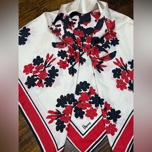 Vtg Vera Neumann Floral Scarf